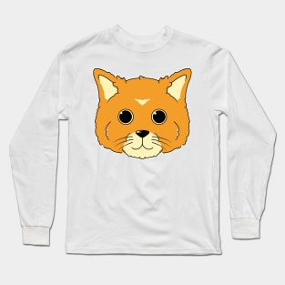 cute cat head Long Sleeve T-Shirt